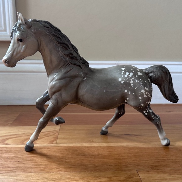 Vintage Breyer Running Mare Sugar Glossy Gray Dapple #123 - Picture 1 of 15